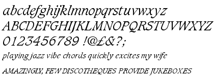 Caxton&trade; Light Italic