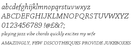 Chaparral&trade; Pro Light Italic