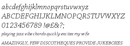 Chaparral&trade; Pro Light Italic Caption