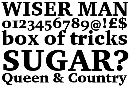 Charter Black Italic