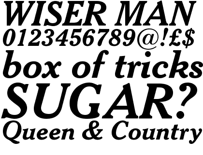 Cheltenham Bold Italic