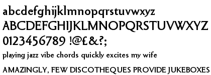 Cimiez Bold Demi Serif