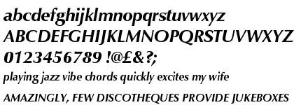 Classico URW Bold Italic