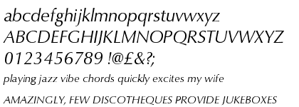 Classico URW Regular Italic