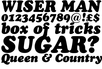 Cooper Black Italic Headline