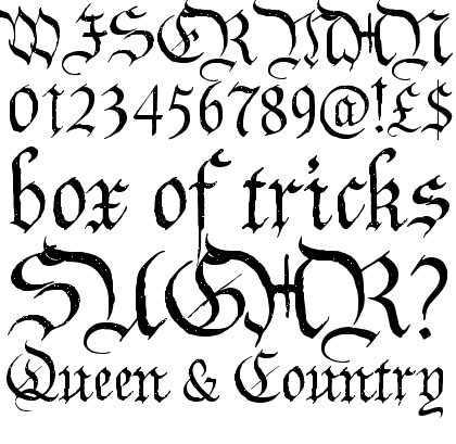 Declaration Blackletter