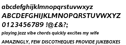 Delargo DT SemiBold Italic