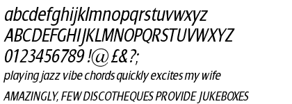 Dialog&trade; Condensed Italic