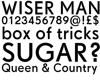 Drescher Grotesk Small Sizes