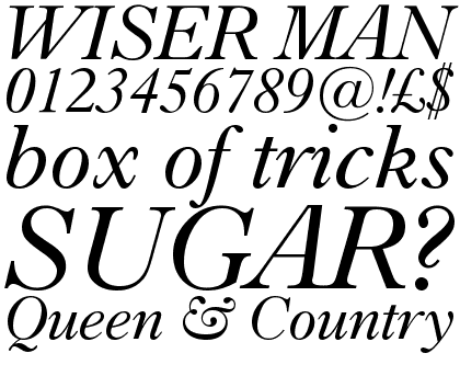 Dutch 766 Italic