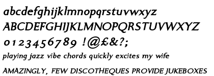 Ela Demiserif Bold Italic