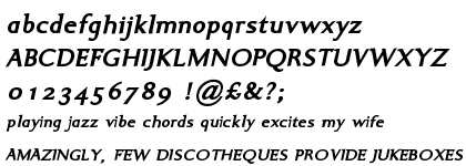 Ela Demiserif Extra Bold Italic