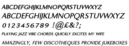 Ela Sans Bold Caps Italic