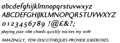 Ela Sans Bold Italic