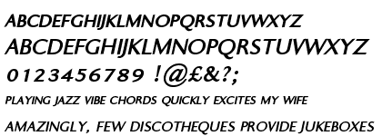 Ela Sans Extra Bold Caps Italic