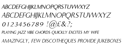 Ela Sans Light Caps Italic