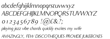 Ela Sans Light Italic