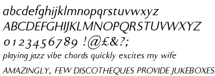 Ela Sans Semi Light Italic