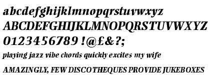 Ellington&reg; Extra Bold Italic