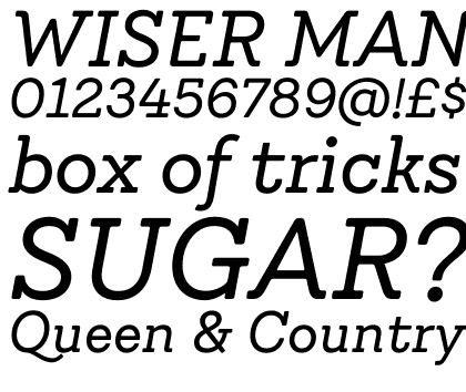 Emy Slab Alt Regular Italic