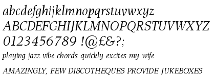 Esperanto&trade; Italic