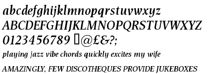 Esperanto&trade; Semi Bold Italic