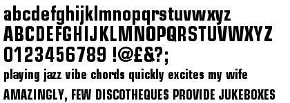 Eurostile&trade; Std Bold Condensed