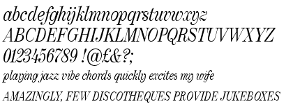 FB Moderno Condensed Light Italic