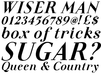 Felina Serif Extra Bold Italic