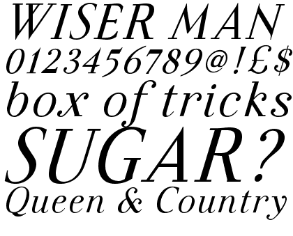 Felina Serif Regular Italic