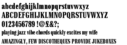 Finalia DT Condensed Bold