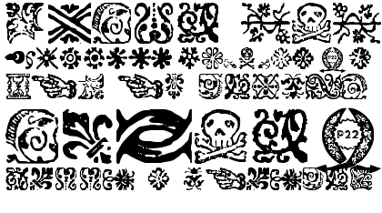 Franklin&amp;#039;s Caslon Ornaments