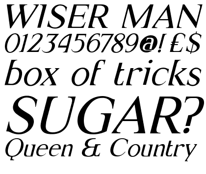 Fraudster Medium Italic