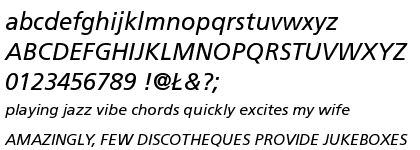 Frutiger&trade; Central European 56 Italic