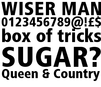 Frutiger&reg; Next W1G Condensed Heavy