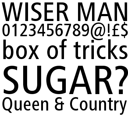 Frutiger&reg; Next W1G Condensed Medium