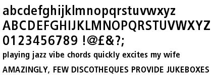 Frutiger&trade; Std 67 Bold Condensed