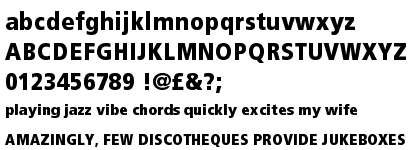 Frutiger&trade; Std 87 Extra Black Condensed