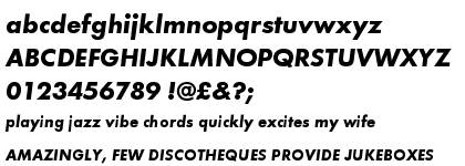 Futura Bold Oblique OT Plus