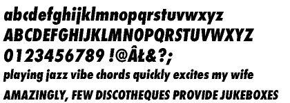 Futura CE Extra Bold Condensed Oblique (D)