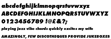 Futura CE Extra Bold Oblique