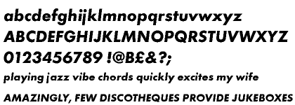 Futura Greek Bold Oblique