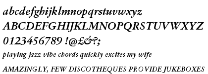 Garamond 96 DT Pro Bold Italic