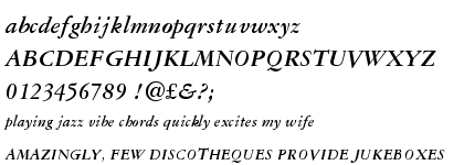 Garamond DT Bold Italic