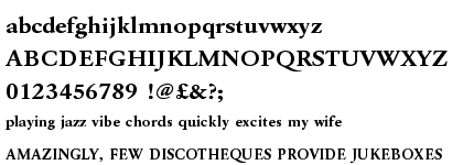 Garamond URW Bold Extra Wide