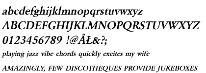 Garamond URW CE Demi Oblique