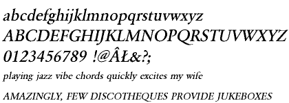 Garamond URW CE Medium Oblique