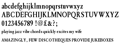 Garamond URW Demi Condensed