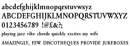 Garamond URW Demi Narrow