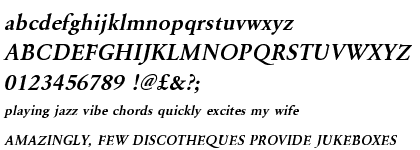 Garamond URW Demi Oblique